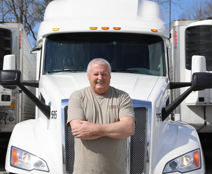 Storey Trucking driver